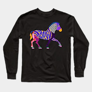 Geometric Horse Long Sleeve T-Shirt